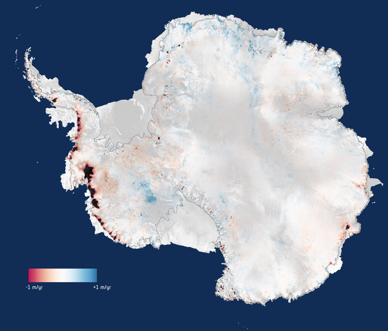 Illustration for article titled Look at Where Antarctica Is Losing Ice Faster Than Ever